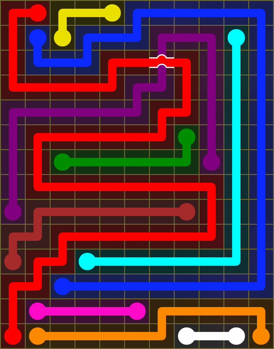Flow Free 6418 Solution