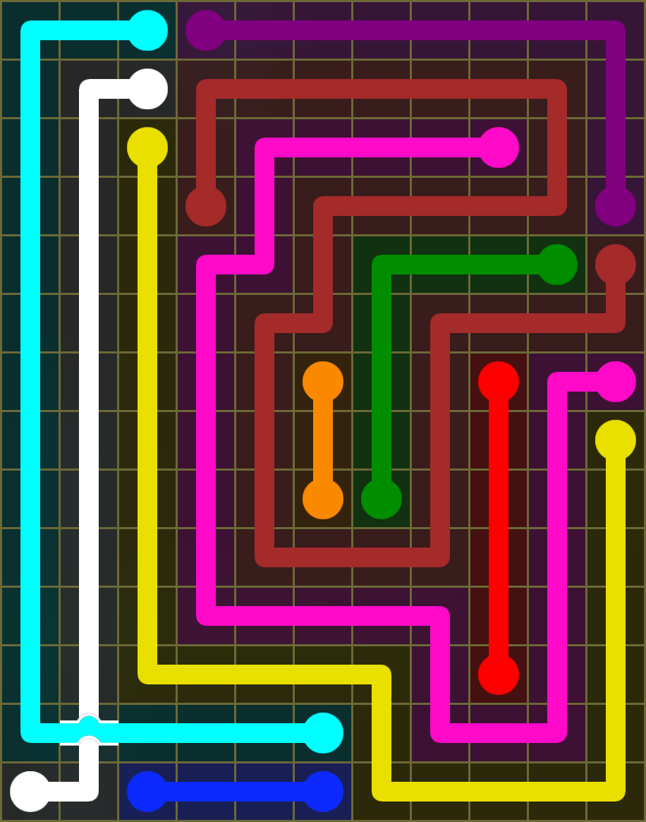 Flow Free 6452 Solution