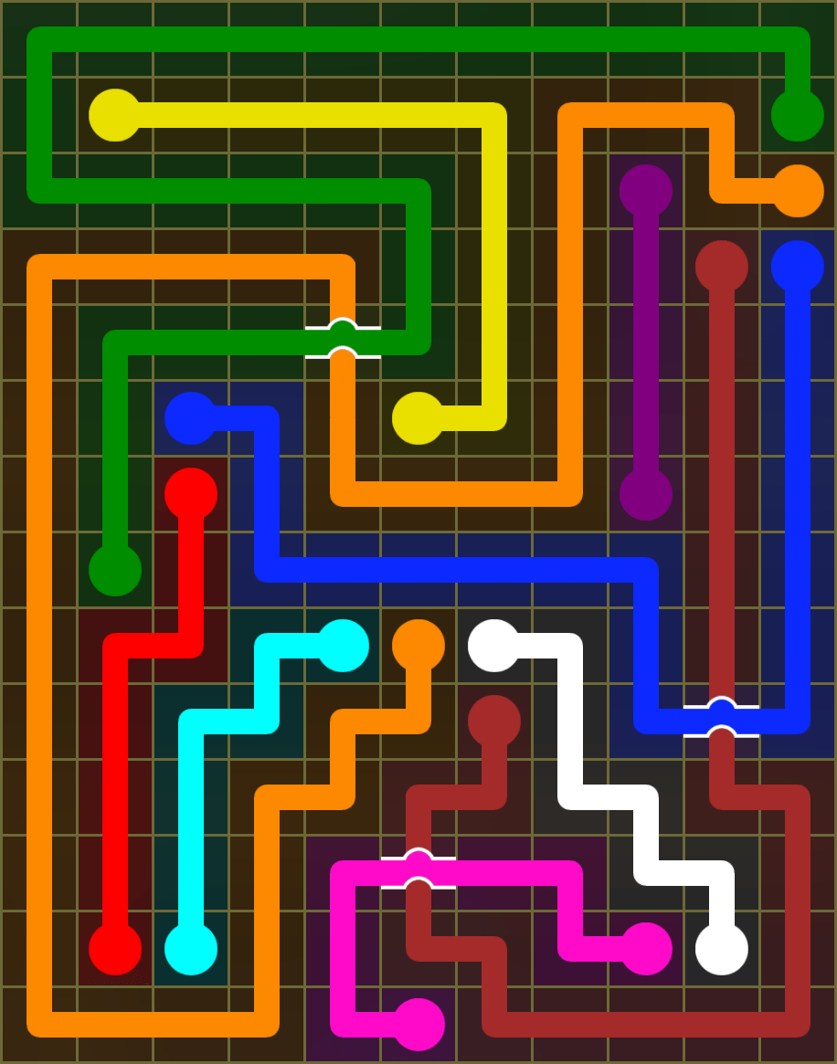 Flow Free 6467 Solution