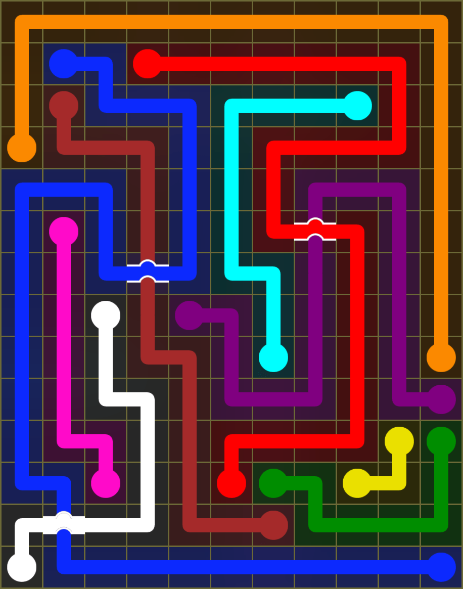 Flow Free 6471 Solution