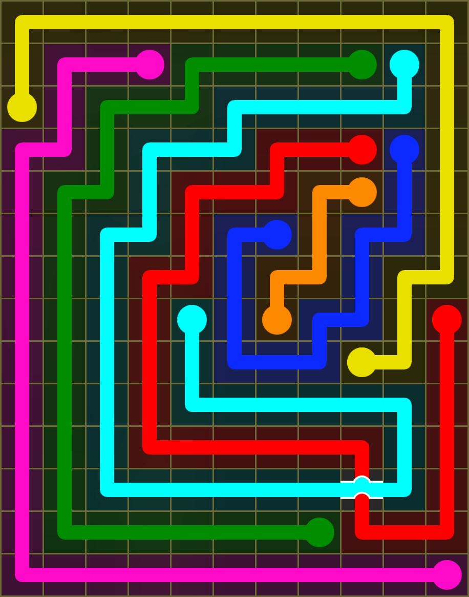 Flow Free 6481 Solution