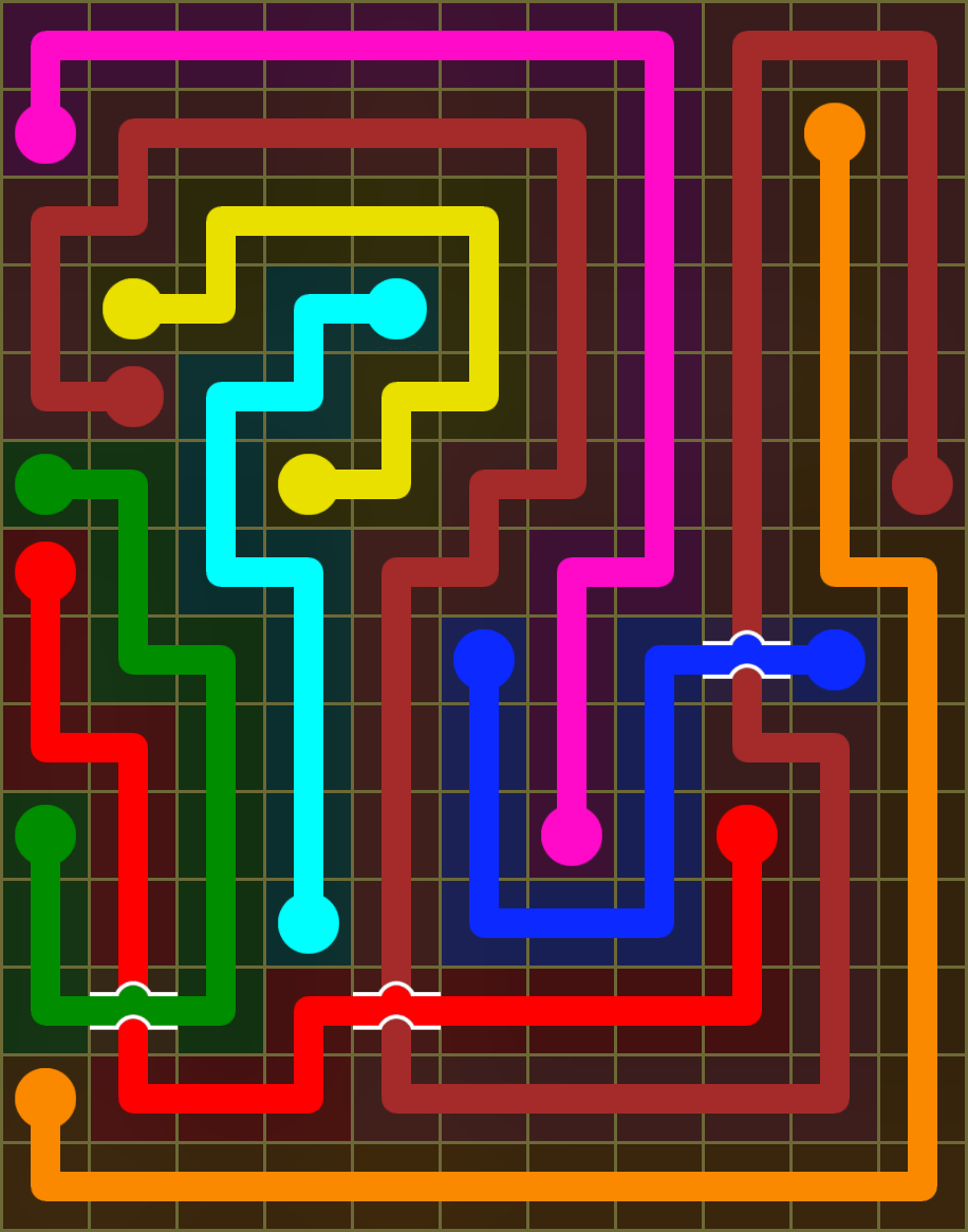 Flow Free 6485 Solution