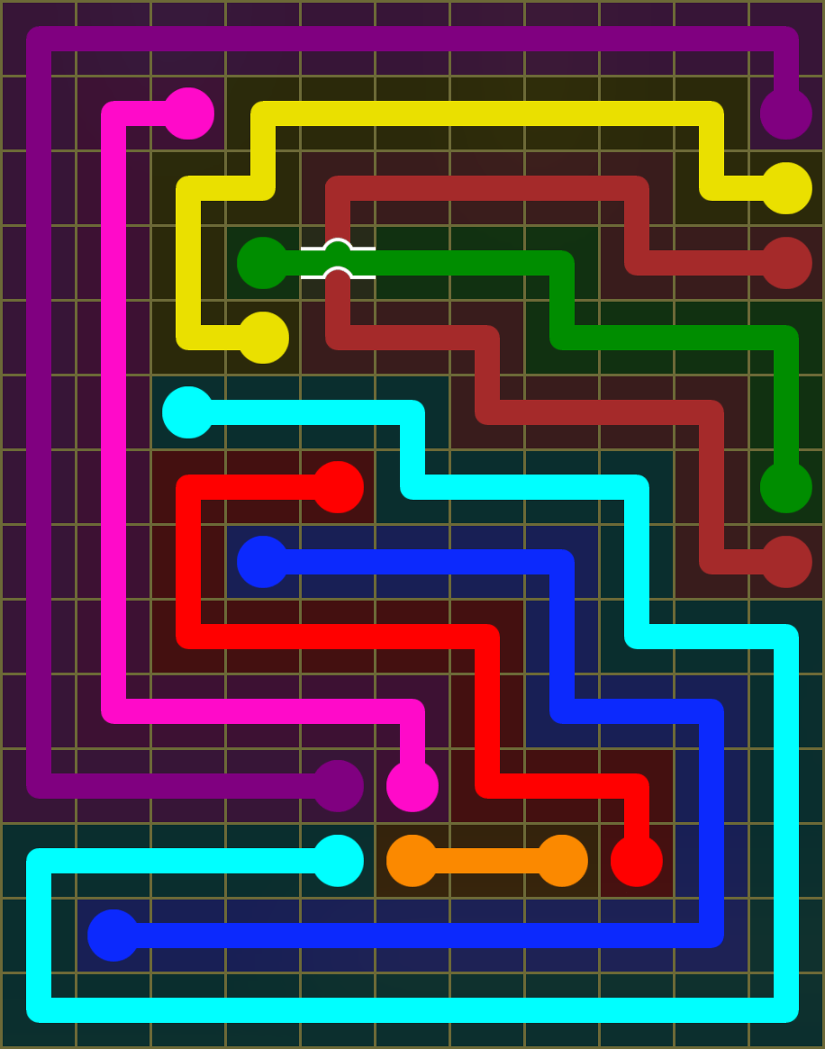 Flow Free 6488 Solution