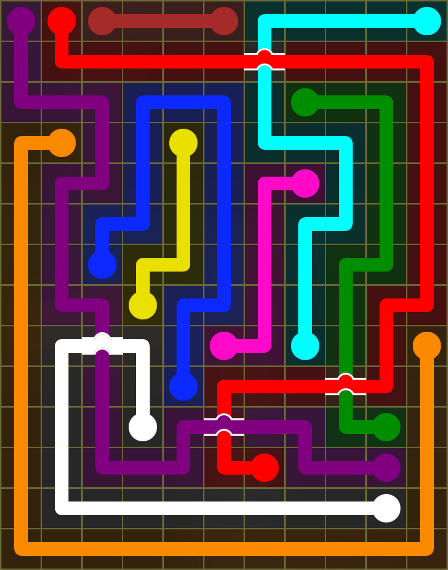 Flow Free 6492 Solution