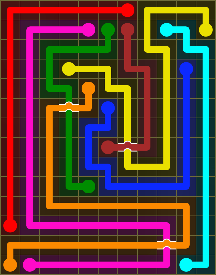 Flow Free 6494 Solution