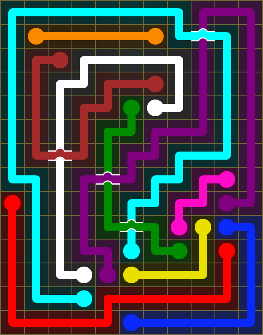 Flow Free 6495 Solution