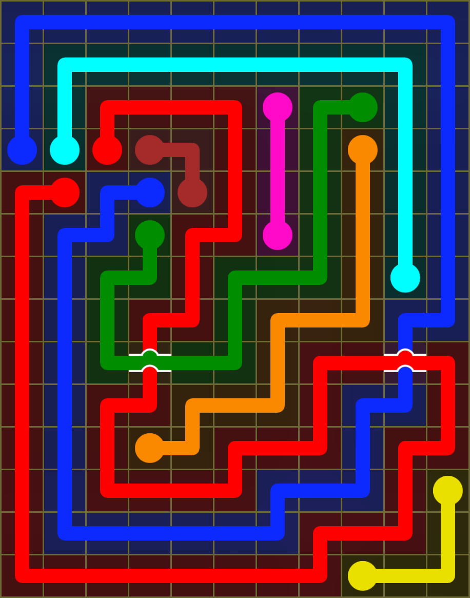 Flow Free 6499 Solution