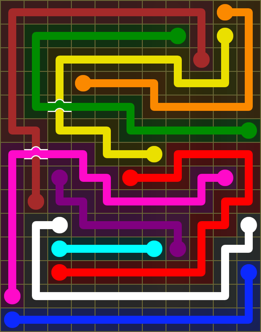 Flow Free 6511 Solution