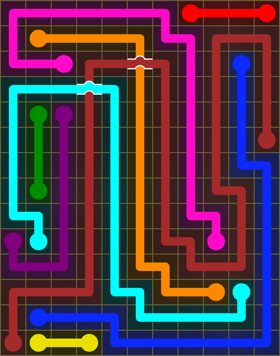 Flow Free 6513 Solution