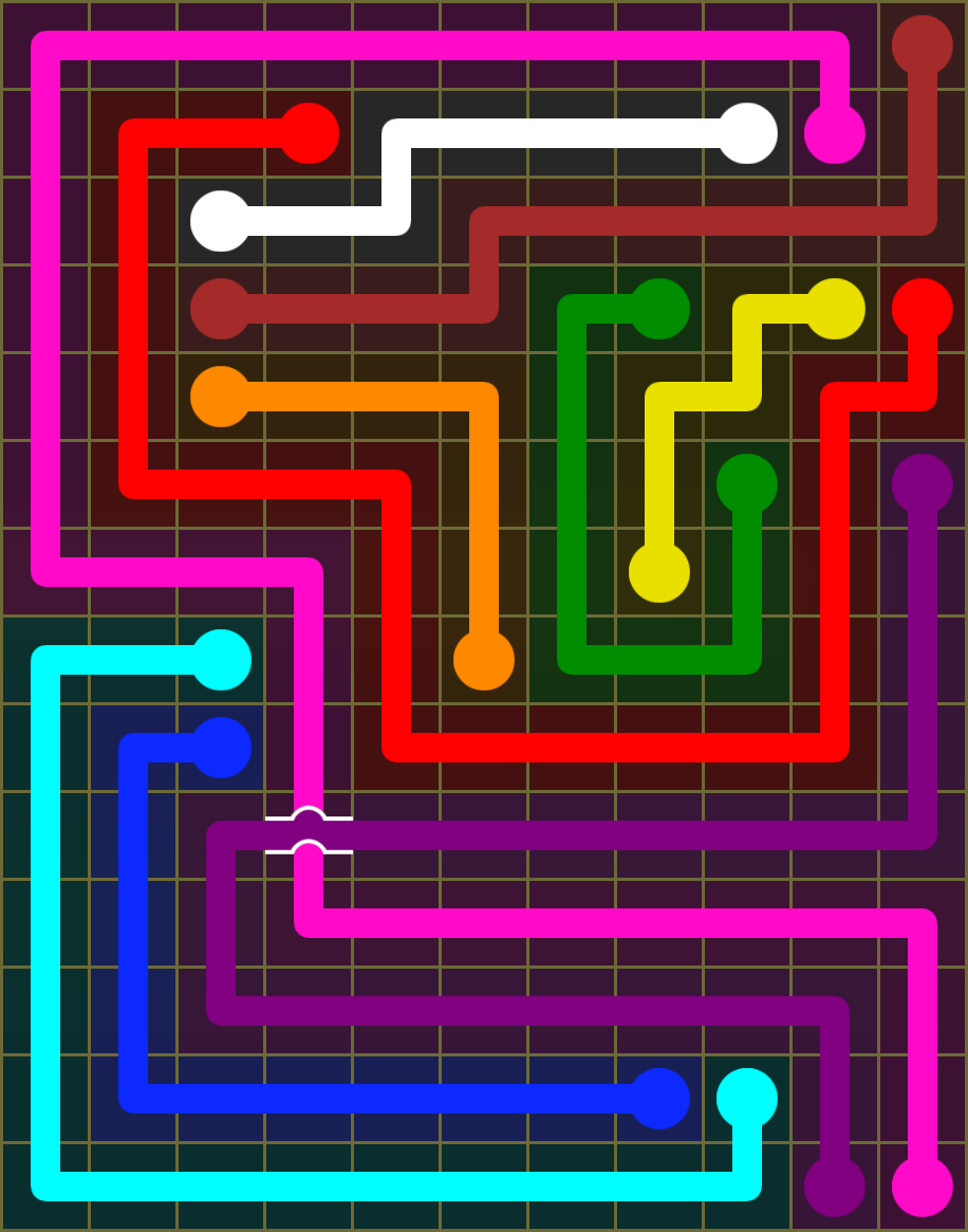 Flow Free 6521 Solution