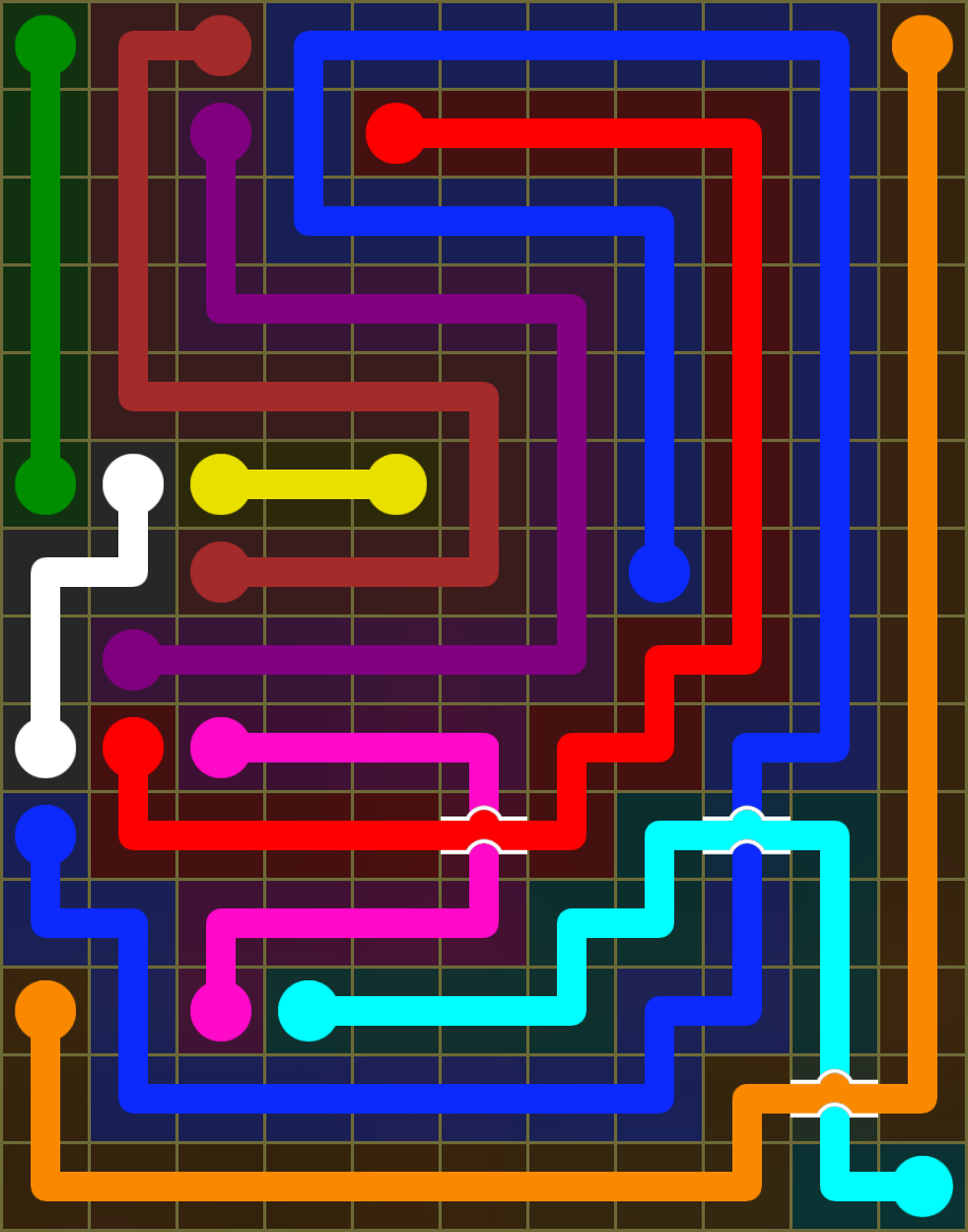 Flow Free 6549 Solution
