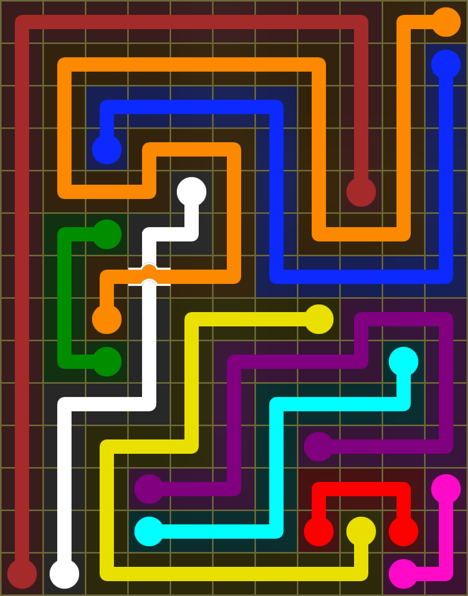 Flow Free 6553 Solution