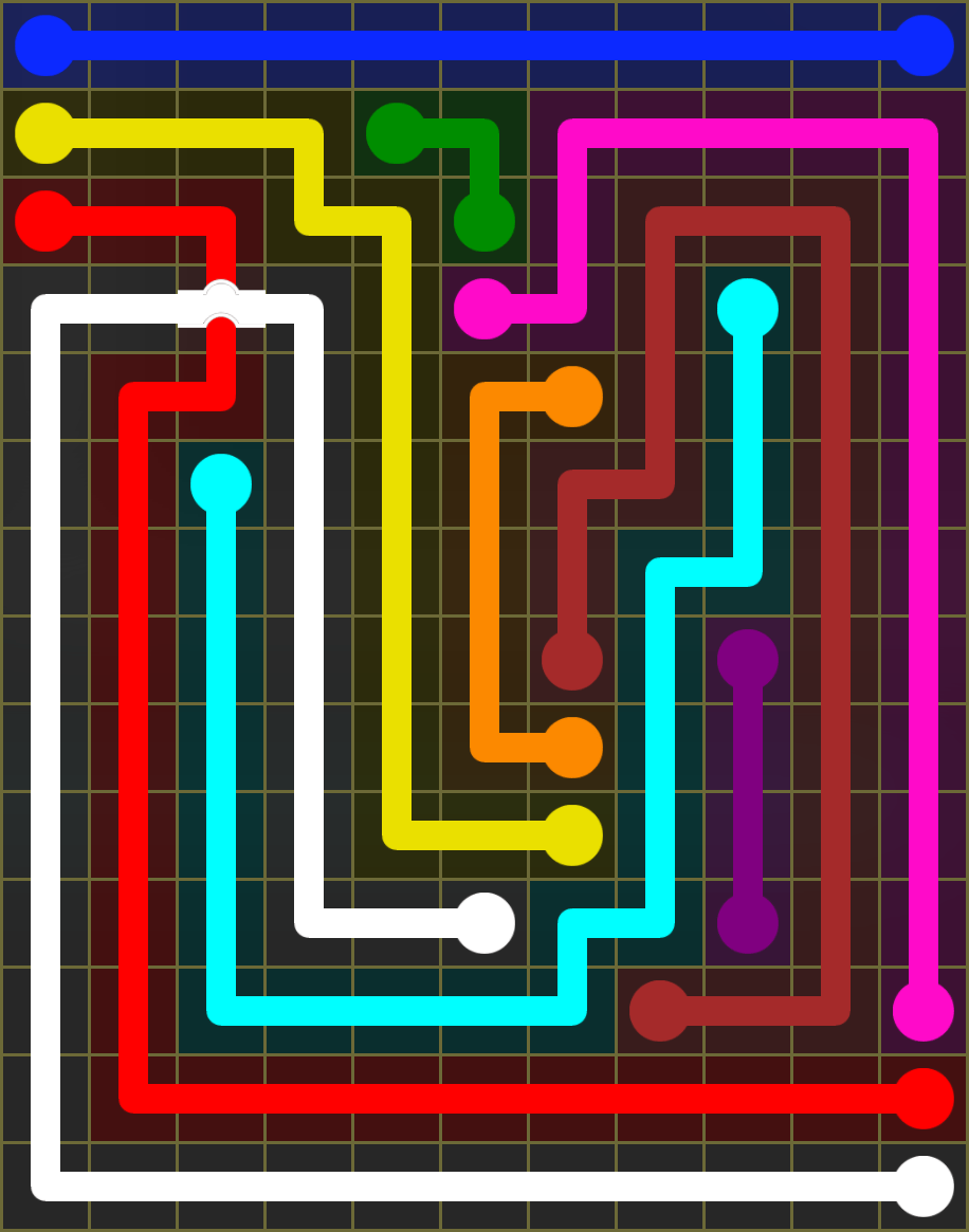 Flow Free 6556 Solution