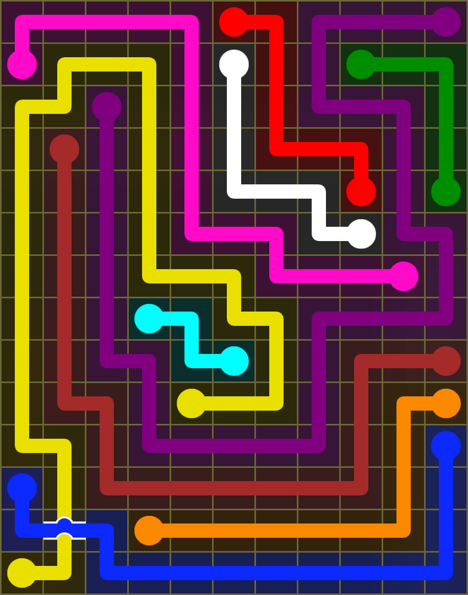 Flow Free 6569 Solution
