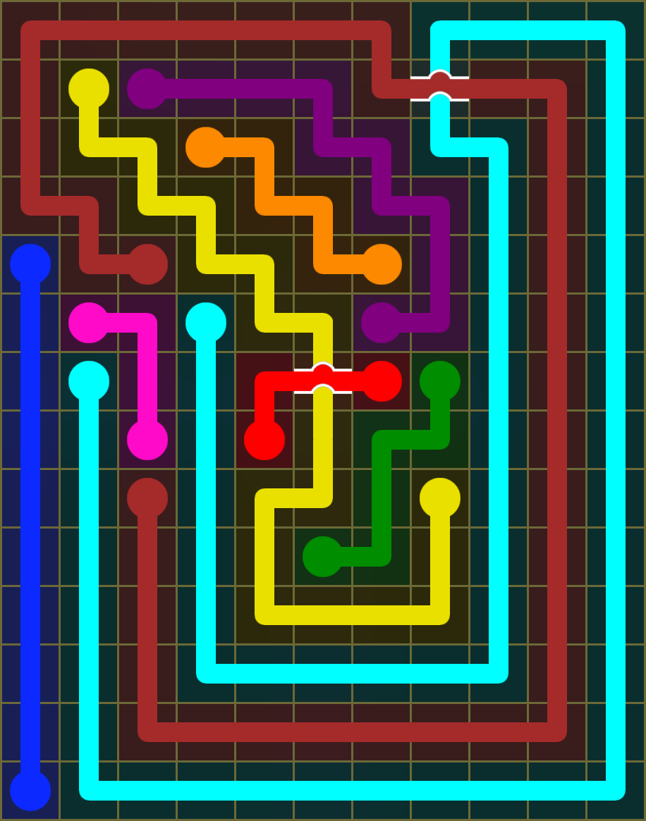 Flow Free 6195 Solution