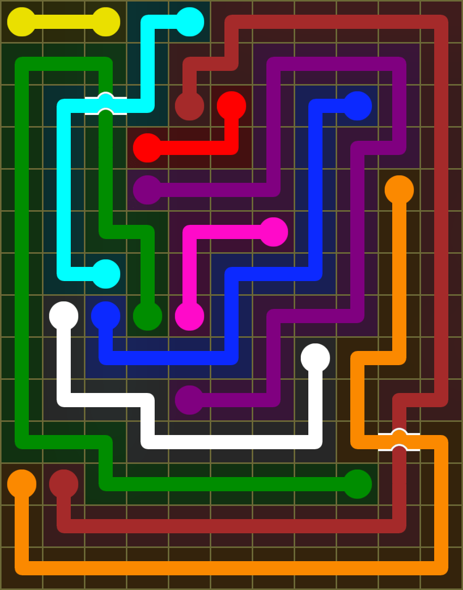 Flow Free 6211 Solution