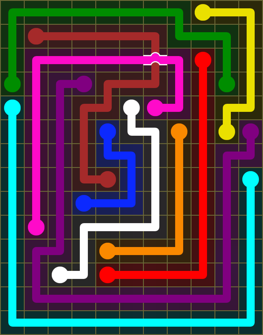 Flow Free 6217 Solution