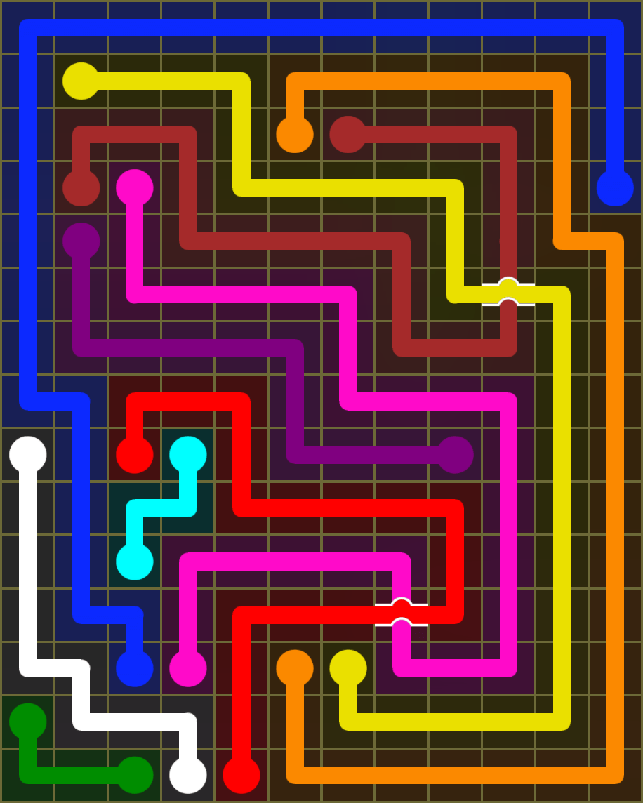 Flow Free 6681 Solution