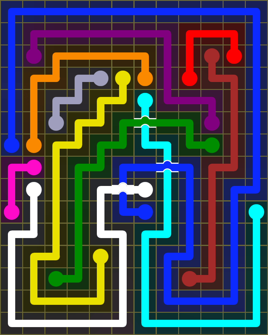 Flow Free 6711 Solution