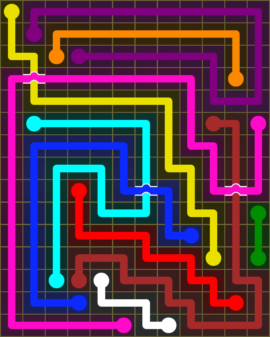 Flow Free 6731 Solution