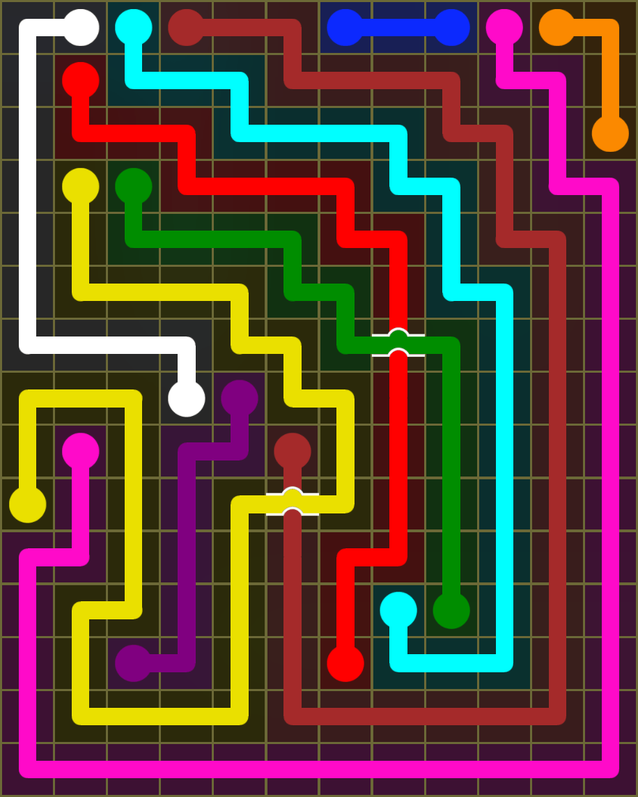 Flow Free 6738 Solution