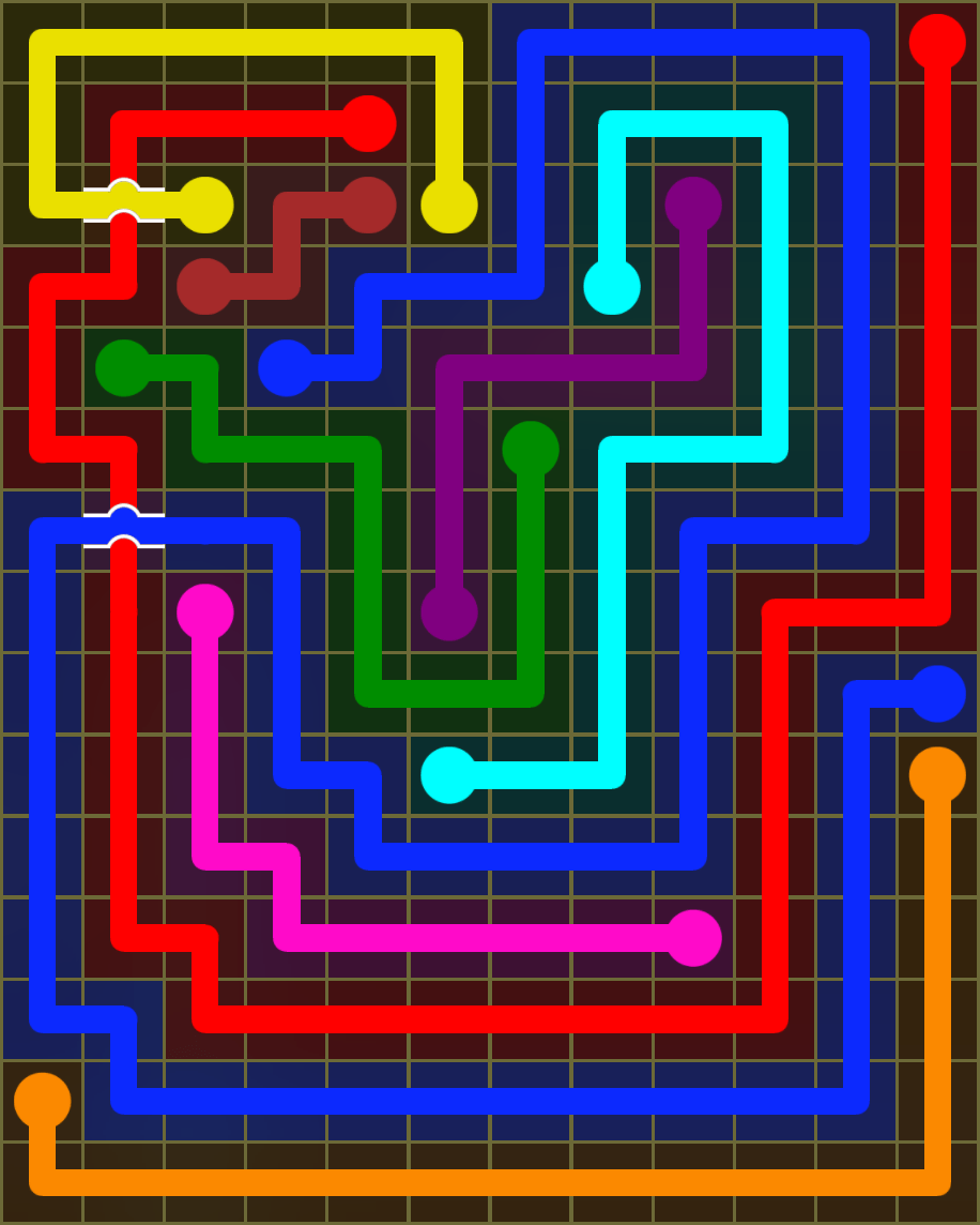Flow Free 6752 Solution