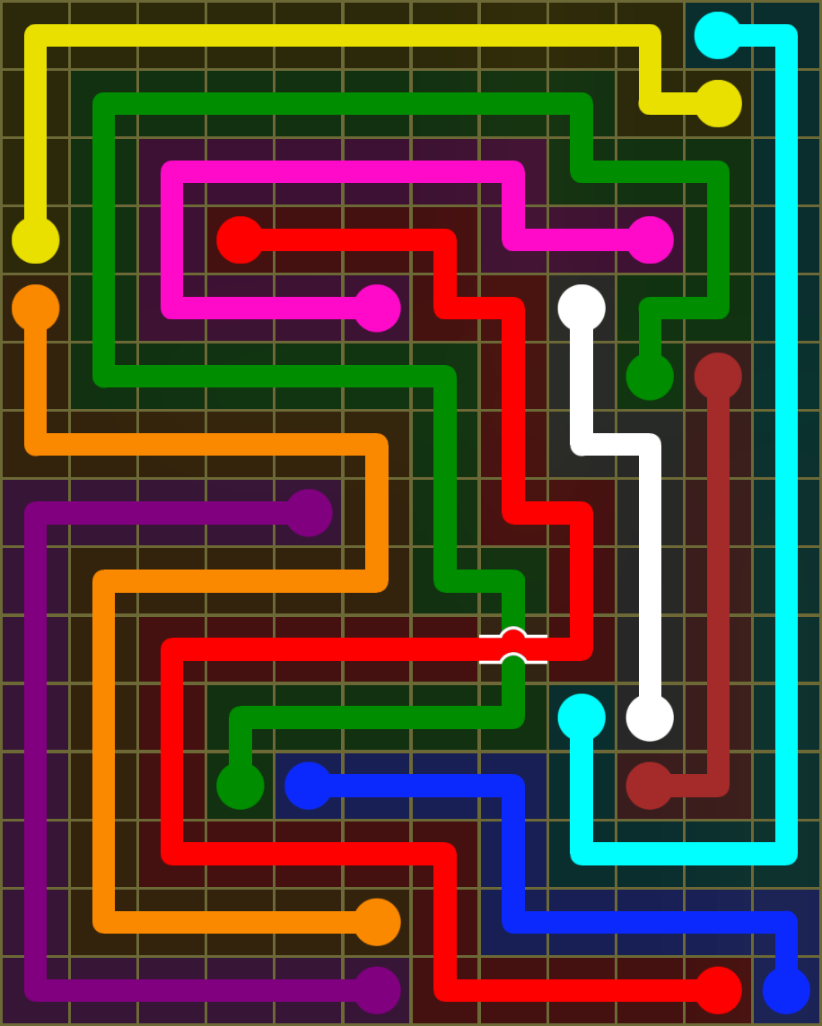 Flow Free 6761 Solution
