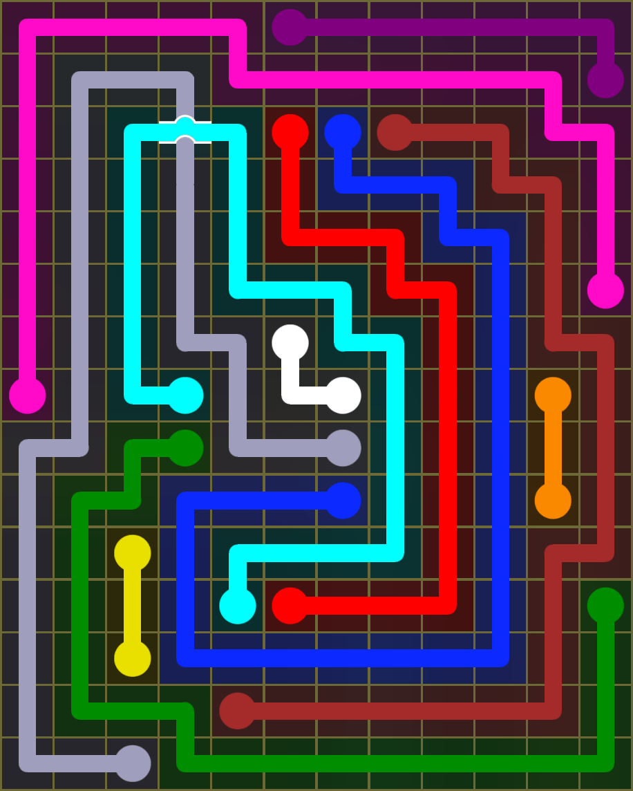 Flow Free 6762 Solution