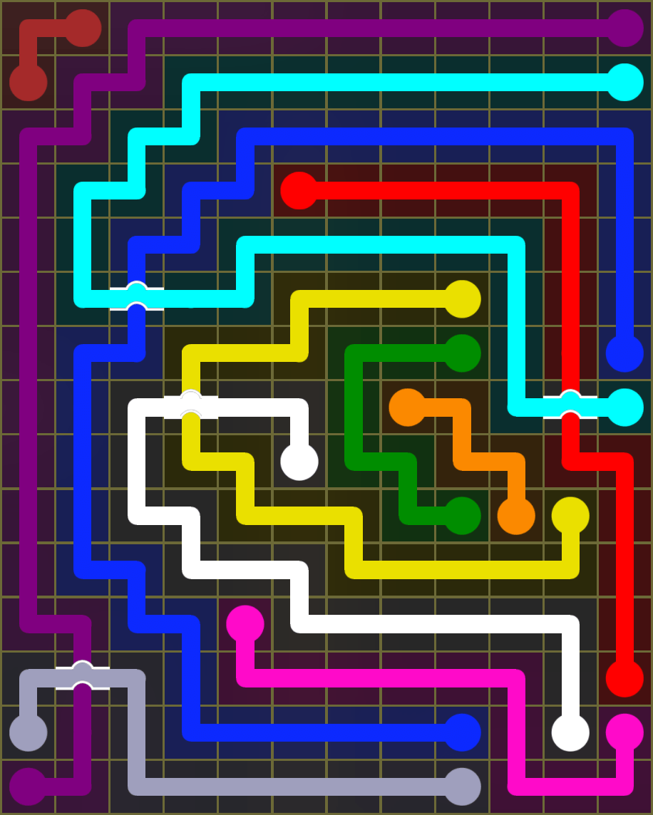 Flow Free 6764 Solution