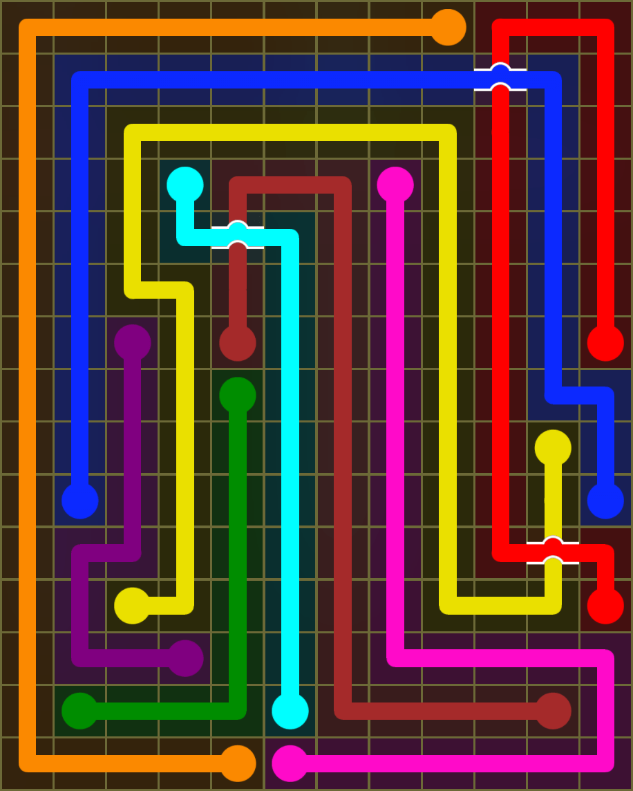 Flow Free 6766 Solution