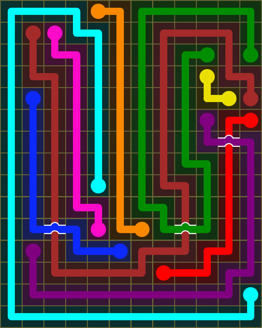 Flow Free 6771 Solution
