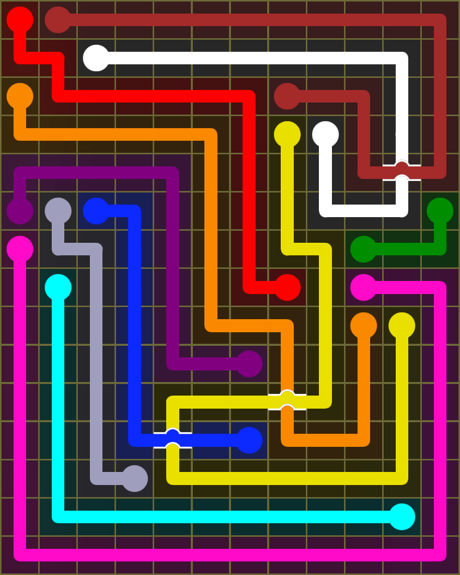 Flow Free 6791 Solution