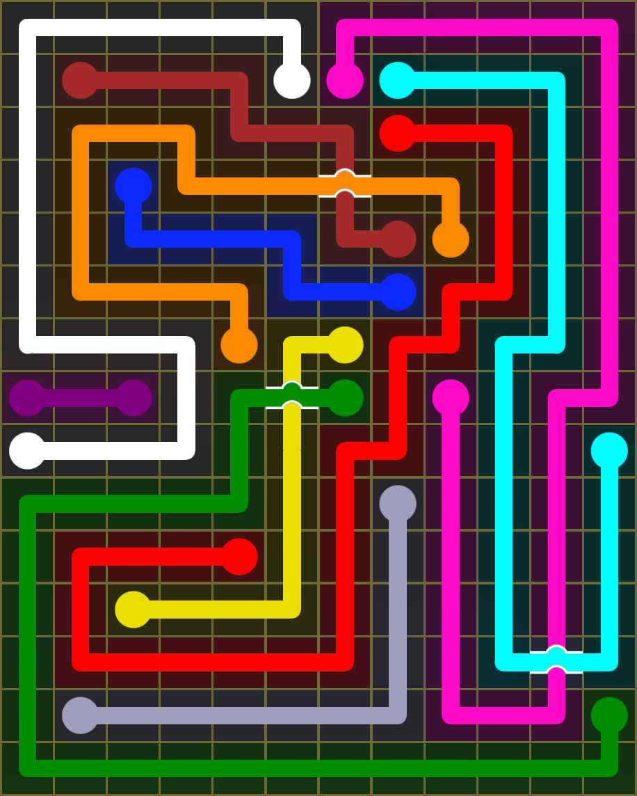 Flow Free 6792 Solution
