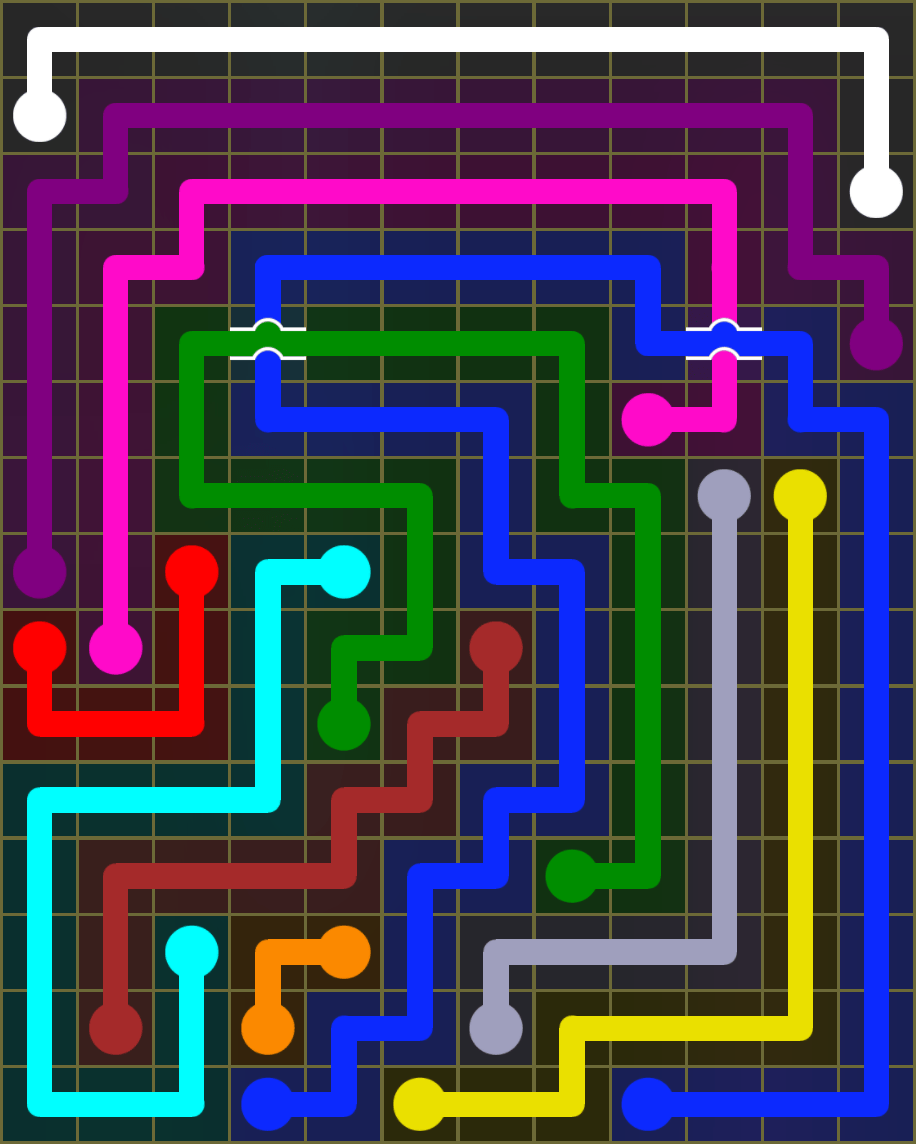 Flow Free 6797 Solution
