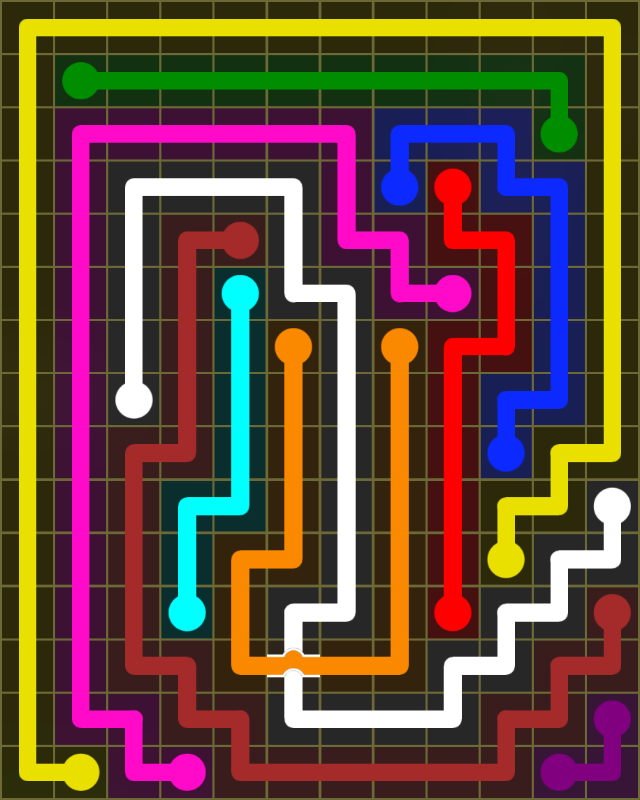 Flow Free 6799 Solution