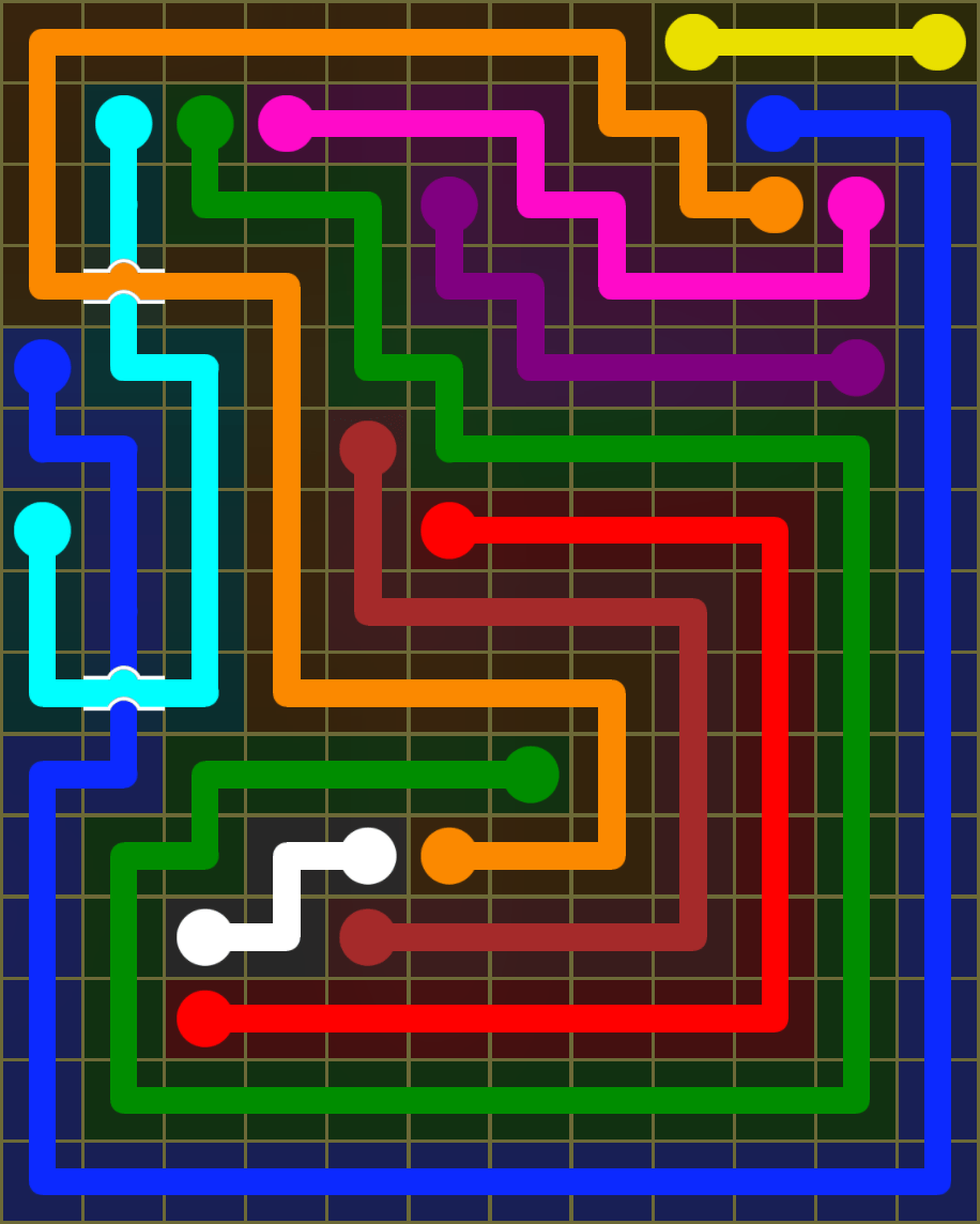 Flow Free 6817 Solution