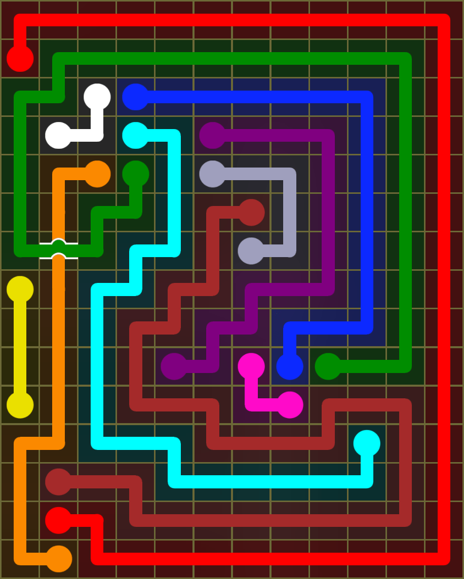 Flow Free 6821 Solution