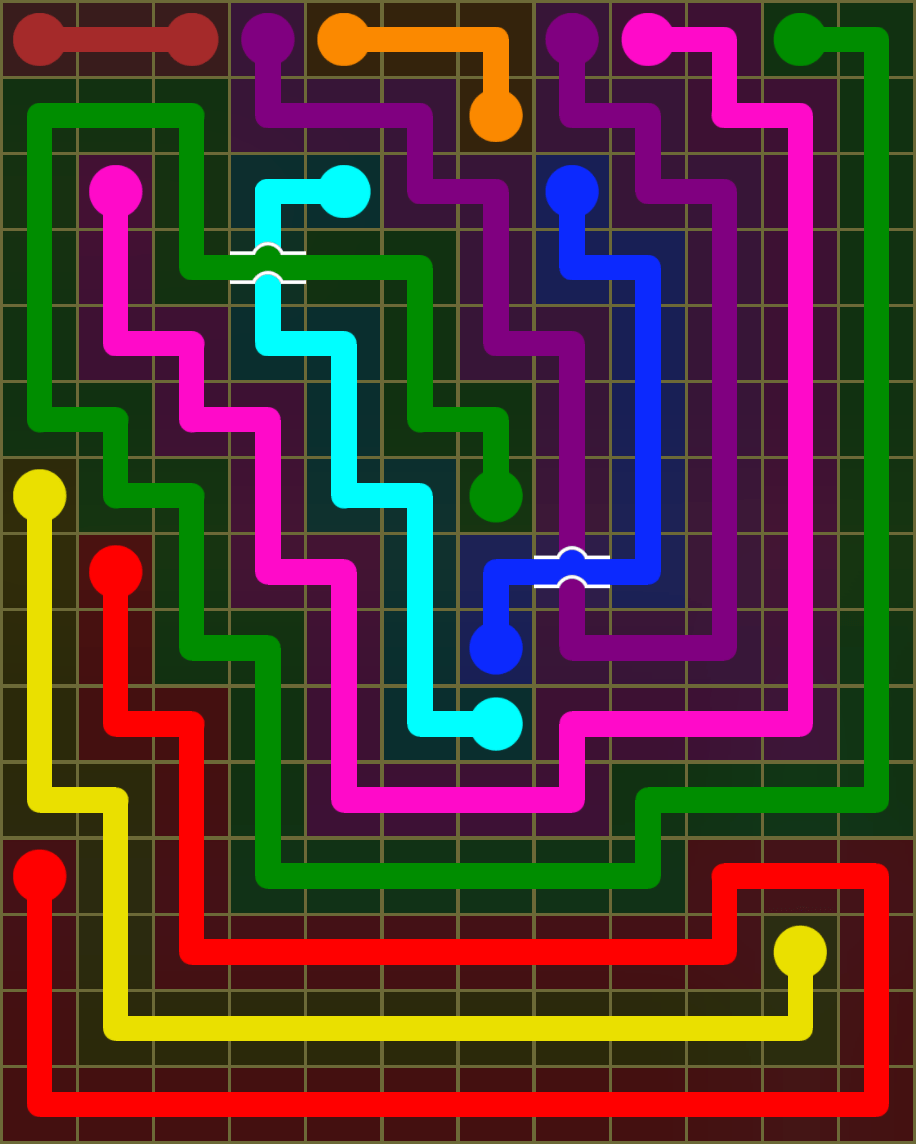 Flow Free 6839 Solution