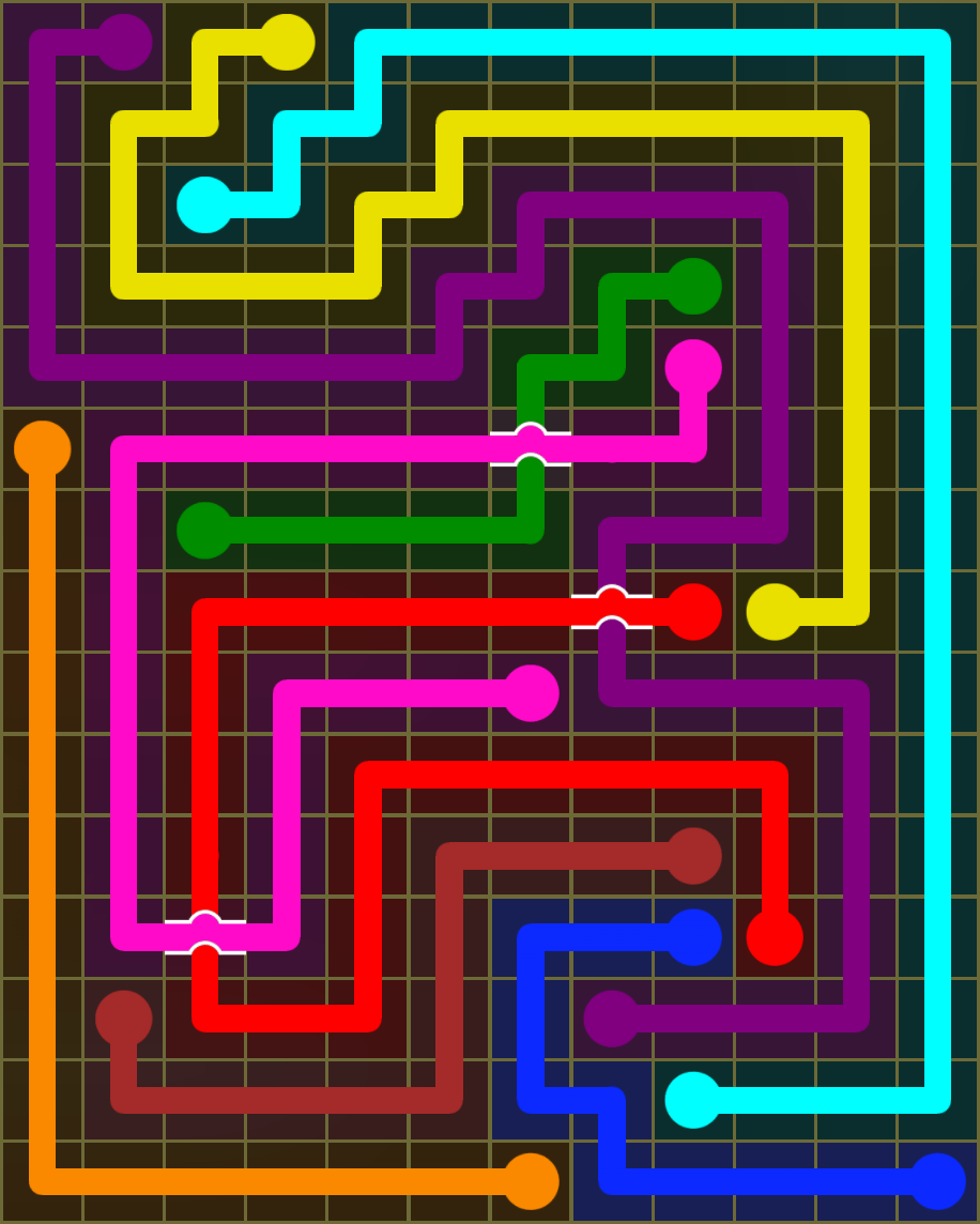 Flow Free 6856 Solution