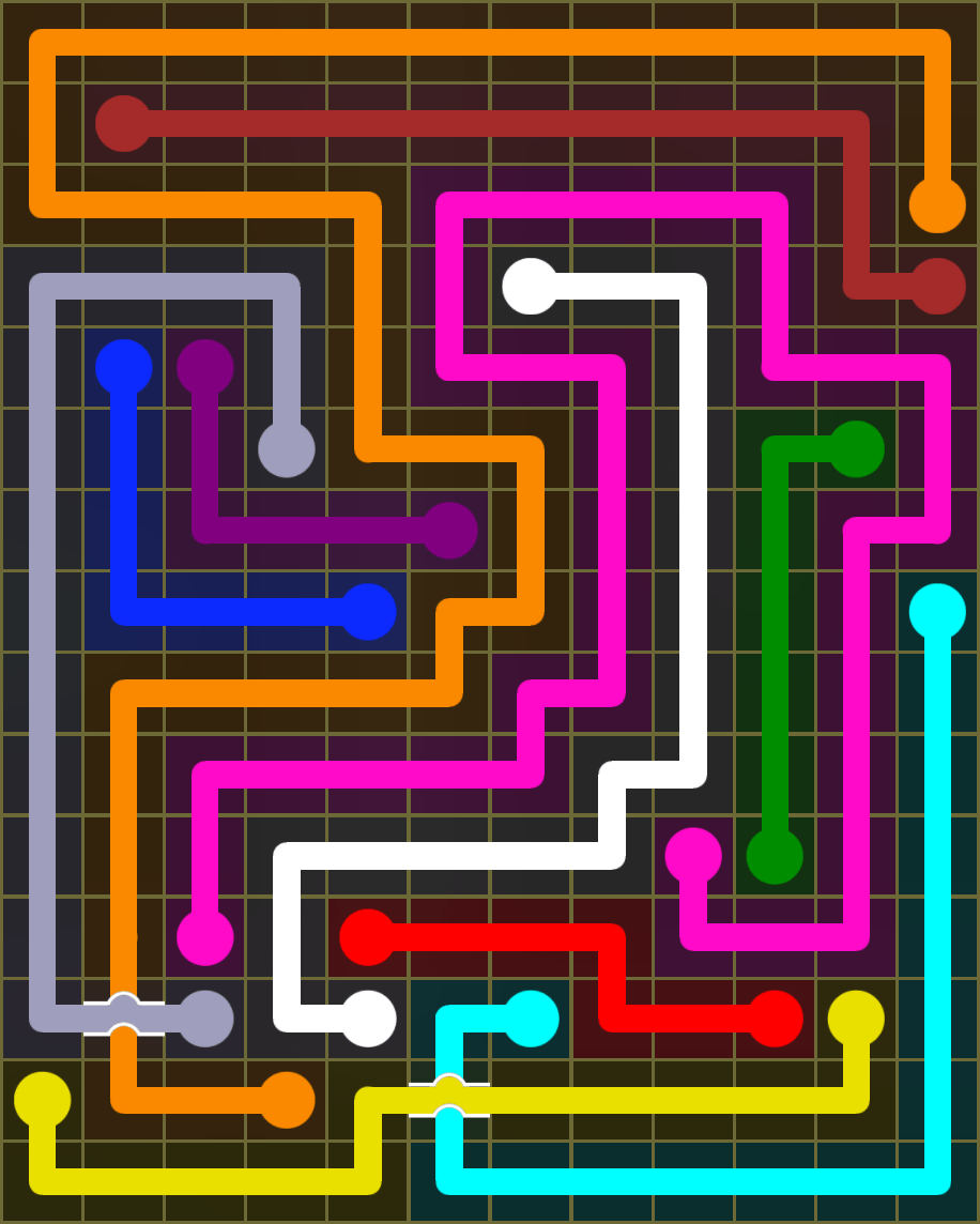 Flow Free 6892 Solution