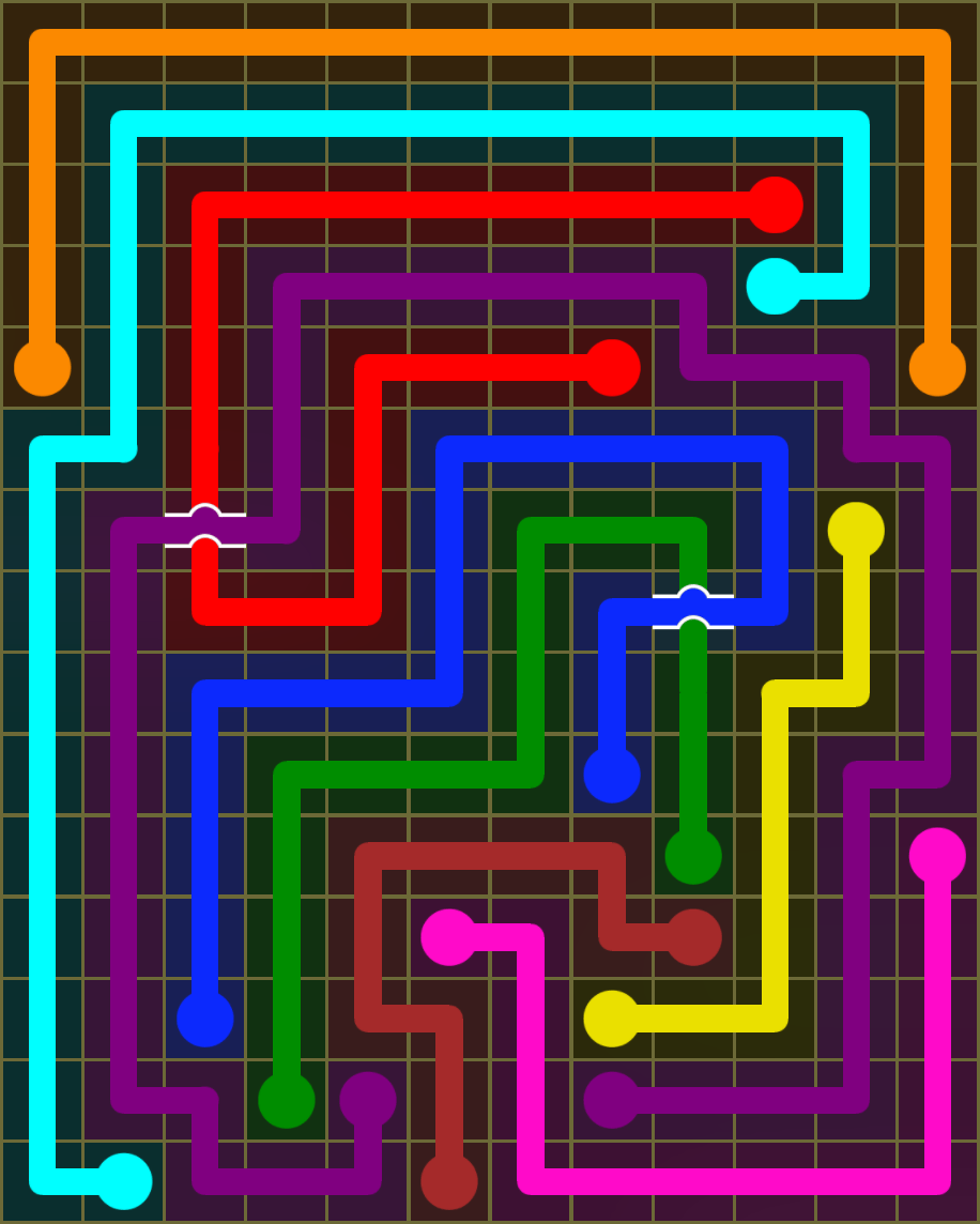 Flow Free 6603 Solution