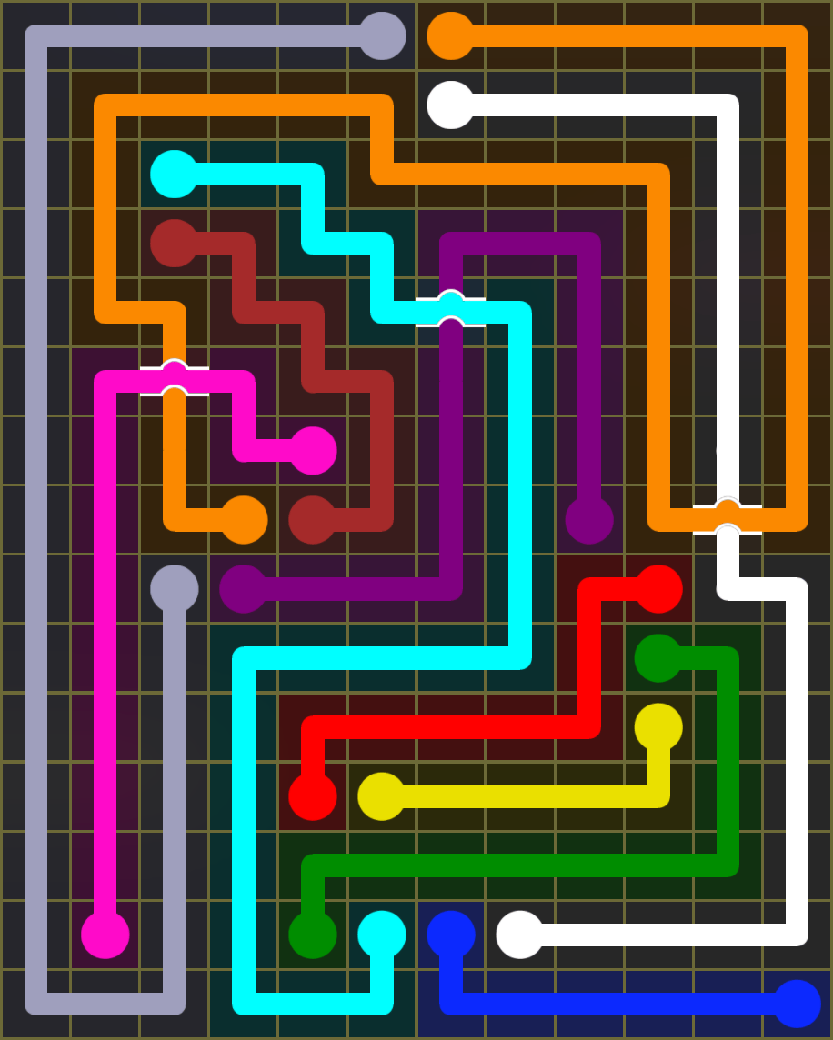 Flow Free 6911 Solution