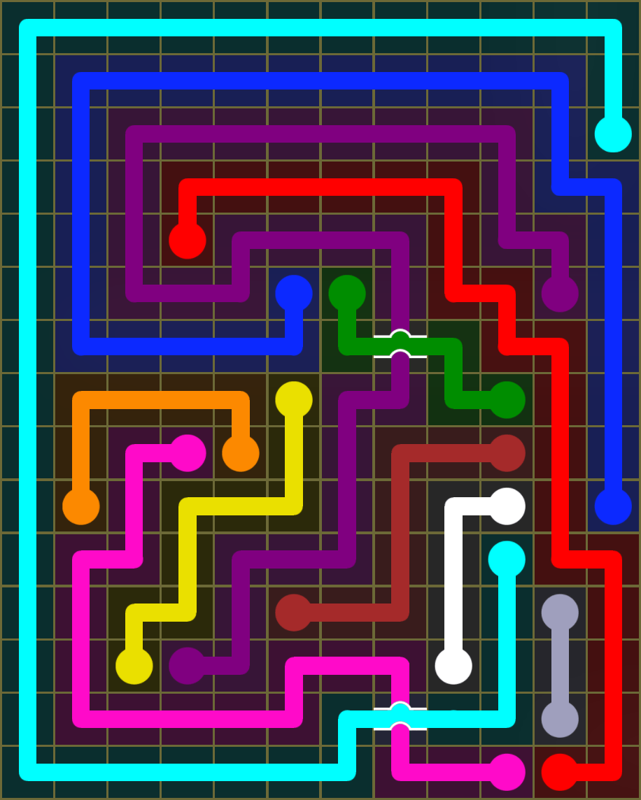 Flow Free 6921 Solution