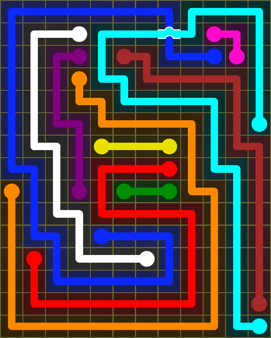 Flow Free 6929 Solution