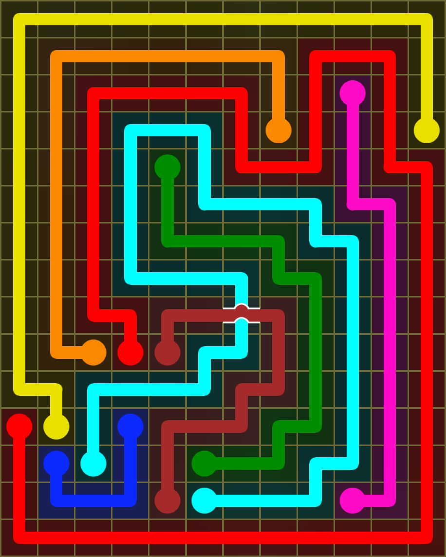Flow Free 6932 Solution
