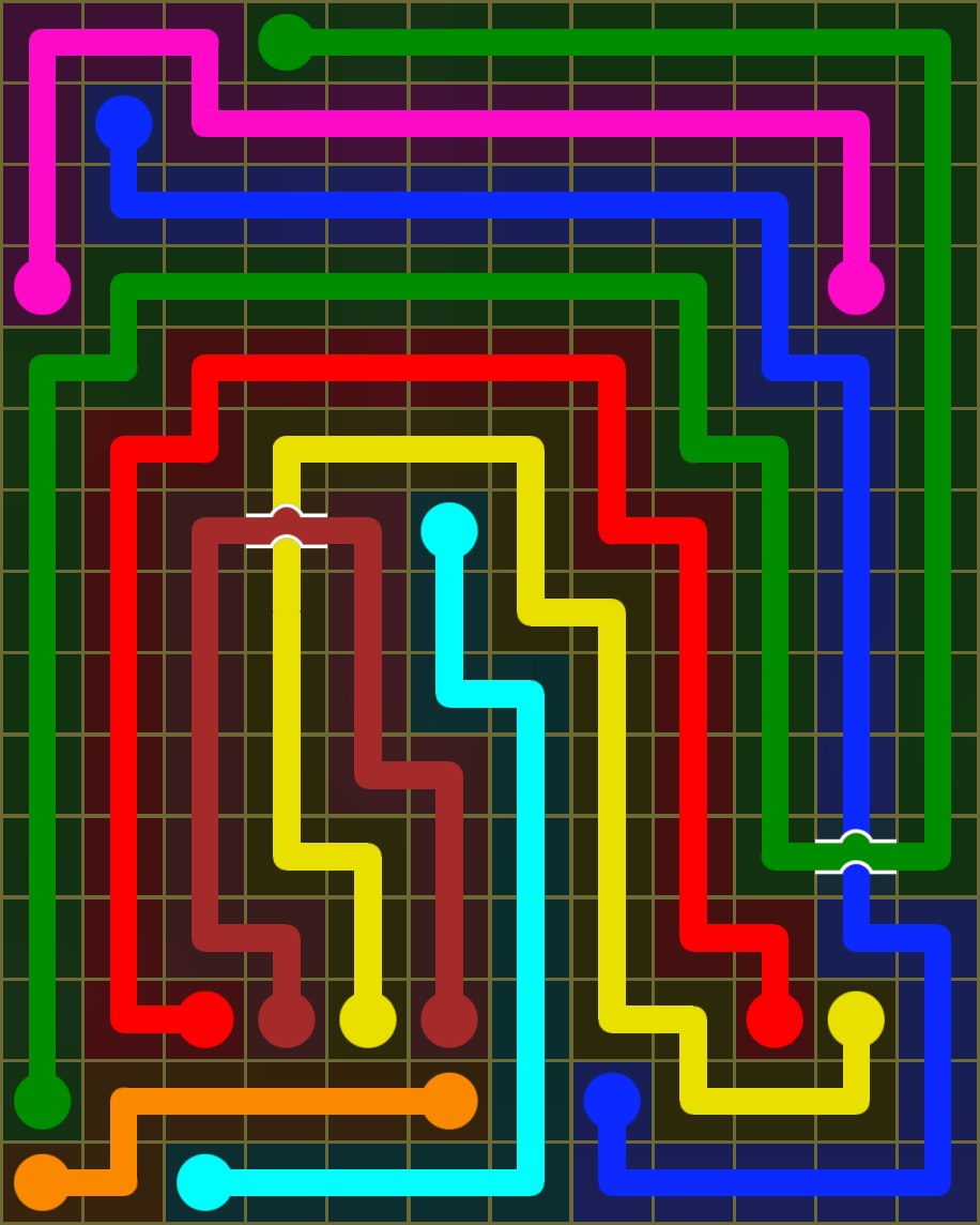 Flow Free 6935 Solution