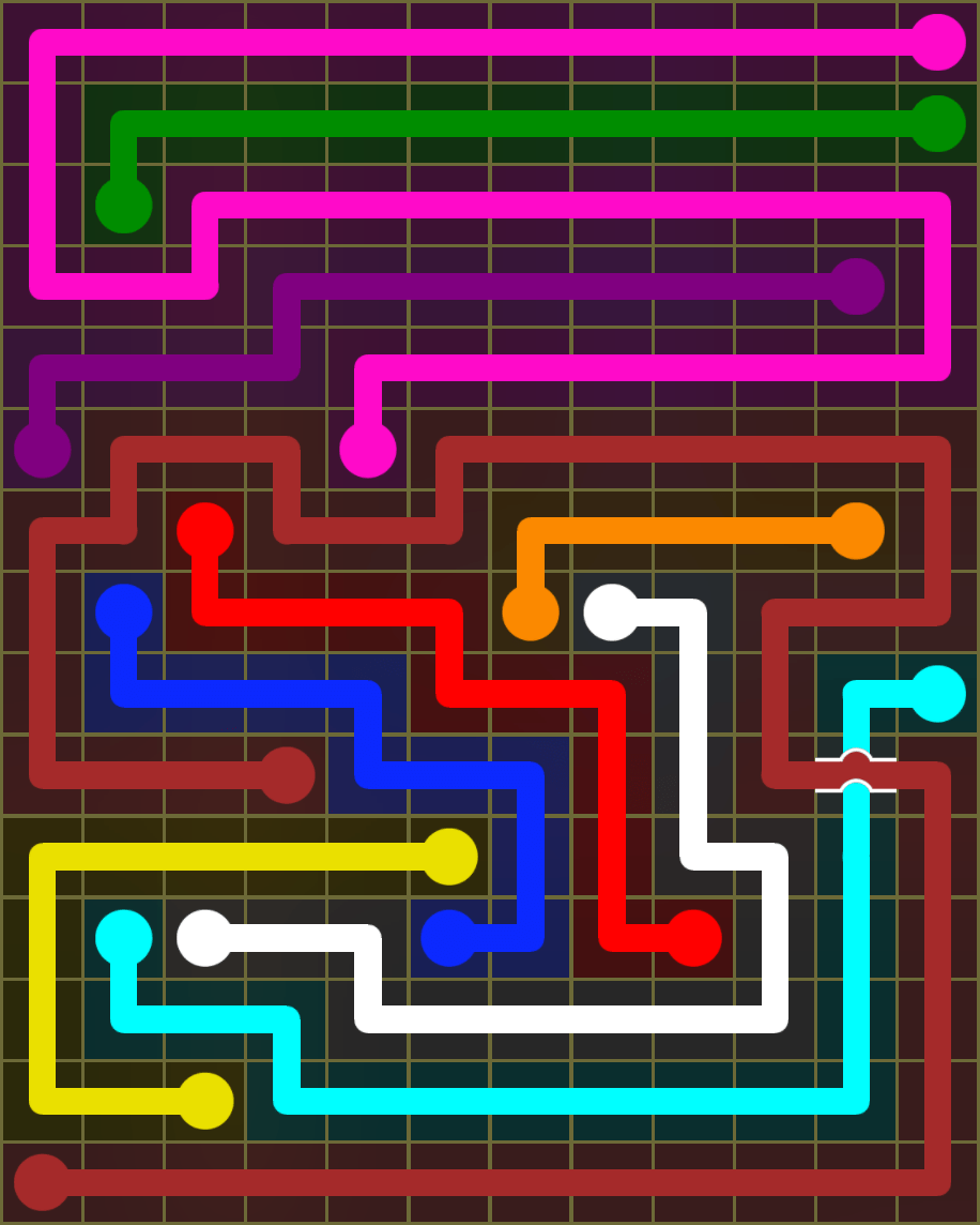 Flow Free 6943 Solution