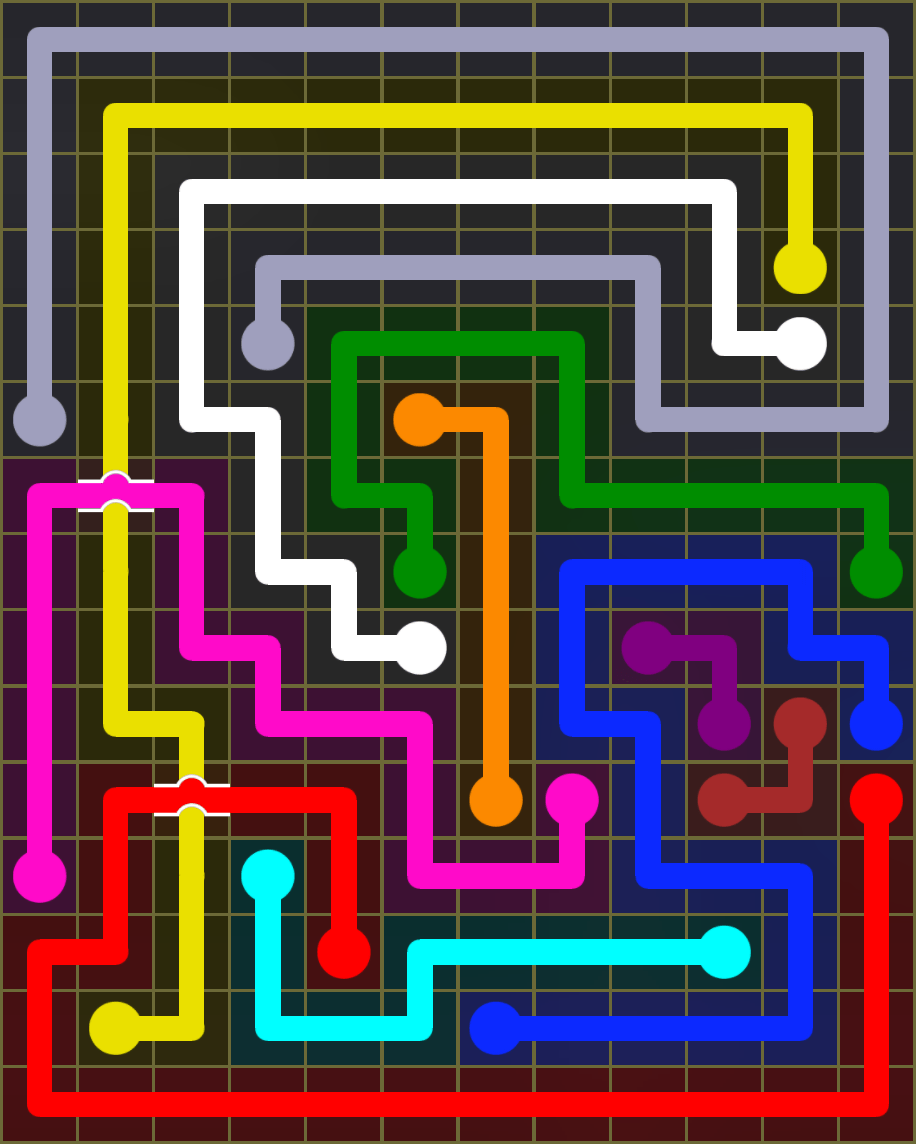 Flow Free 6951 Solution