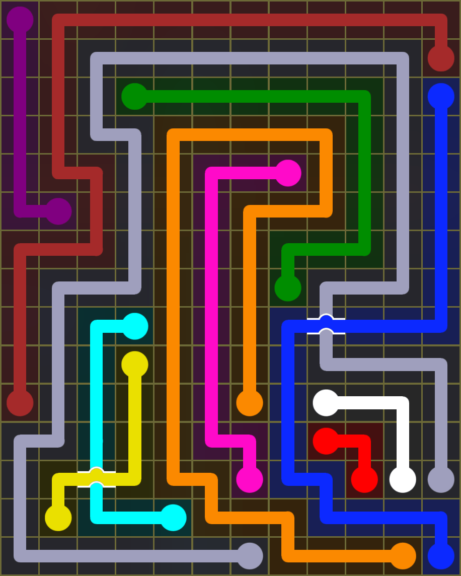 Flow Free 6952 Solution