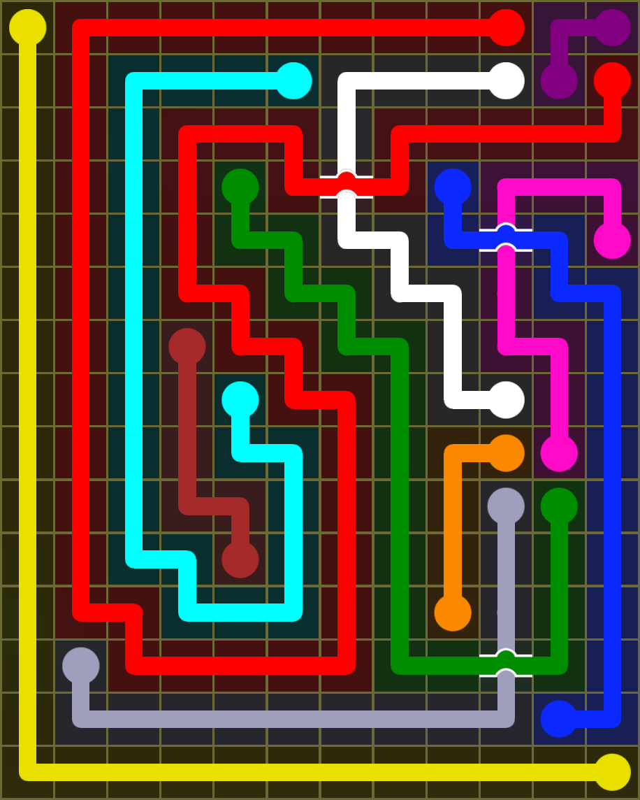 Flow Free 6961 Solution